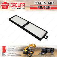 Sakura Cabin Air Filter for Volvo ECR58D 3.1L ECR88 3.3L I4 8V Excavator 05-On