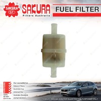 Sakura Fuel Filter for Saab 99 4Cyl 2.0L Petrol 1972-1974 Premium quality