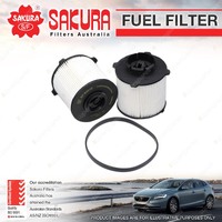 Sakura Fuel Filter for Saab 9-3 9-5 9-5 II 1.9L 2.0L Diesel 2008-2011