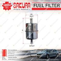 Sakura Fuel Filter for Mazda B1600 B1800 Superute PE E1300 E1400 E1600 Metal