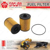 Sakura Fuel Filter for Kobelco SK210LC10 5.1L JO5ETA I4 8V OHV Excavator 16-On