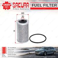 Sakura Fuel Filter for Mercedes Benz 2550 658 2650 659 14.6L V8 16V Truck 91-00