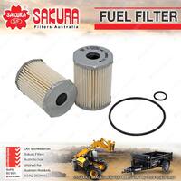 Sakura Fuel Filter for Kobelco SK55SR5 SK55SRX6 2.2L 4TNV88 I6 8V 2007-On