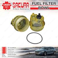 Sakura Fuel Filter Bowl for Kenworth T409 SAR 12.9L MX13 I6 24V Truck 13-19