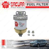 Sakura Fuel Filter Kit for Case IH 685X 685XLA I4 8V IH CX60 I3 6V Tractor 85-02