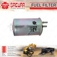 Sakura Fuel Filter in-line for Jcb 411HT 53170 54170 4.4L I4 8V OHV 2006-On