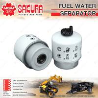 Sakura Fuel Water Separator for Caterpillar 428F 432F 4.4L I4 8V Loader 12-On