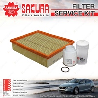 Sakura Oil Air Fuel Filter Service Kit for Isuzu D-Max TF 3.0L Turbo Diesel