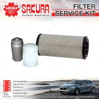 Sakura Oil Air Fuel Filter Service Kit for Iveco Daily 35S13 40C13 50C15 02-05