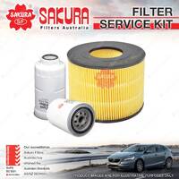 Sakura Oil Air Fuel Filter Service Kit for Coaster BB40 Dyna 200 BU100R 300 BU88