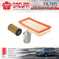 Sakura Oil Air Fuel Filter Service Kit for Mercedes Benz C230 C240 C320 W203