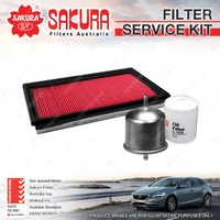 Sakura Oil Air Fuel Filter Service Kit for Nissan Skyline R31 R34 RB25DE RB25DET