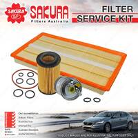 Sakura Oil Air Fuel Filter Service Kit for Mercedes Benz Viano W639 CDi 05-2011