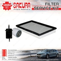 Sakura Oil Air Fuel Filter Service Kit for Mazda B4000 Bravo 4.0L V6 05-06