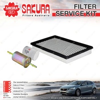 Sakura Oil Air Fuel Filter Service Kit for Ford Explorer US 4.0L V6 Auto 00-01