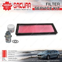 Sakura Oil Air Fuel Filter Service Kit for Subaru Liberty Outback BE BH 2.0 2.5L