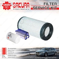 Sakura Oil Air Fuel Filter Service Kit for Chevrolet 5.7L V8 Petrol 1996-2002