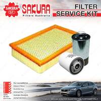 Sakura Oil Air Fuel Filter Service Kit for Ssangyong Korando 2.9L 07/04-06/07