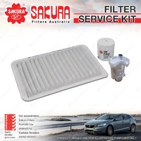 Sakura Oil Air Fuel Filter Service Kit for Toyota Camry MCV36R 3.0L V6 02-06