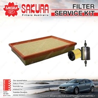 Sakura Oil Air Fuel Filter Service Kit for Holden Astra TS Zafira TT 2.2L Petrol