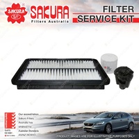 Sakura Oil Air Fuel Filter Service Kit for Kia Sorento BL 3.5L V6 02/03-12/05