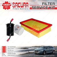 Sakura Oil Air Fuel Filter Service Kit for Mazda E1800 FWD 1.8L 02/03-2006