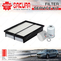 Sakura Oil Air Fuel Filter Service Kit for Mazda 3 BL BK 2.0L 2.2L Turbo Diesel