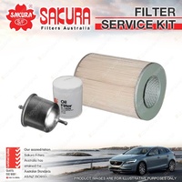 Sakura Oil Air Fuel Filter Service Kit for Nissan Nomad 2.4L Vanette C22 2.0L