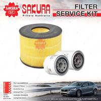 Sakura Oil Air Fuel Filter Service Kit for Daihatsu Delta V50 V52 V54 V55 V57 58