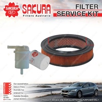 Sakura Oil Air Fuel Filter Service Kit for Mitsubishi Sigma GJ GK GN 2.0L 2.6L