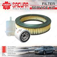 Sakura Oil Air Fuel Filter Service Kit for Mitsubishi Colt RB RC RD RE 1.4L 1.6L