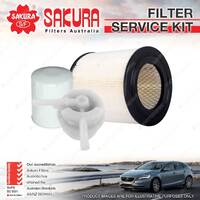 Sakura Oil Air Fuel Filter Service Kit for Toyota Tarago YR20 YR21 1.8L 2.0L