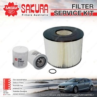 Sakura Oil Air Fuel Filter Service Kit for Toyota Hilux Surf 2.4L TD 1987-1994