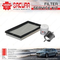 Sakura Oil Air Fuel Filter Service Kit for Nissan Navara D21 2.4L 01/86-05/92