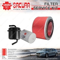 Sakura Oil Air Fuel Filter Service Kit for Suzuki Sierra SJ413 1.3L 10/84-1999