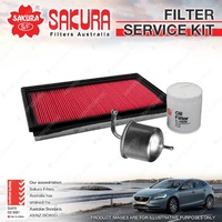 Sakura Oil Air Fuel Filter Service Kit for Nissan Bluebird U13 Pulsar N15 N15II