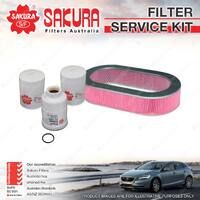 Sakura Oil Air Fuel Filter Service Kit for Ford Maverick 4.2L Diesel 6Cyl