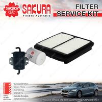 Sakura Oil Air Fuel Filter Service Kit for Suzuki XL-7 JA627 2.7L V6 07/01-2005