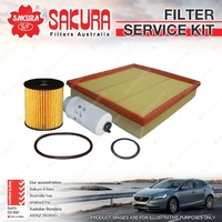 Sakura Oil Air Fuel Filter Service Kit for Ford Transit VM 2.2L TD Euro 4 FWD