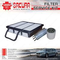 Sakura Oil Air Fuel Filter Service Kit for Great Wall V200 Wingle 5 2.0L CRD