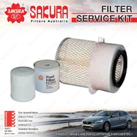 Sakura Oil Air Fuel Filter Service Kit for Ford Trader 409 509 3.5L Diesel 4Cyl