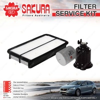 Sakura Oil Air Fuel Filter Service Kit for Toyota Rav4 SXA10 SXA11 2.0L 94-97