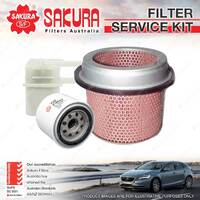 Sakura Oil Air Fuel Filter Service Kit for Mitsubishi Express Van SF SG SH 2.0L