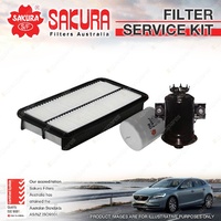 Sakura Oil Air Fuel Filter Service Kit for Toyota Corolla AE92 AE94 AE95 AE93 96