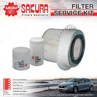 Sakura Oil Air Fuel Filter Service Kit for Daihatsu Delta V10 V11 V12 V90 V92