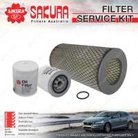 Sakura Oil Air Fuel Filter Service Kit for Toyota Hiace LH162 LH172 LH184 3.0L D