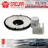 Sakura Oil Air Fuel Filter Service Kit for Mitsubishi Lancer CB CC 1.5L Petrol