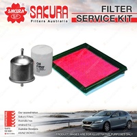 Sakura Oil Air Fuel Filter Service Kit for Nissan 300ZX Z32 3.0L V6 12/89-1997