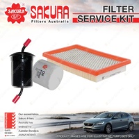 Sakura Oil Air Fuel Filter Service Kit for Mazda 323 Astina Protege BA BG 4Cyl