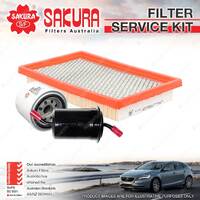 Sakura Oil Air Fuel Filter Service Kit for Ford Laser KJ KL KM 1.6 1.8L Petrol